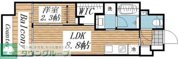 パークルール大手町の物件間取画像